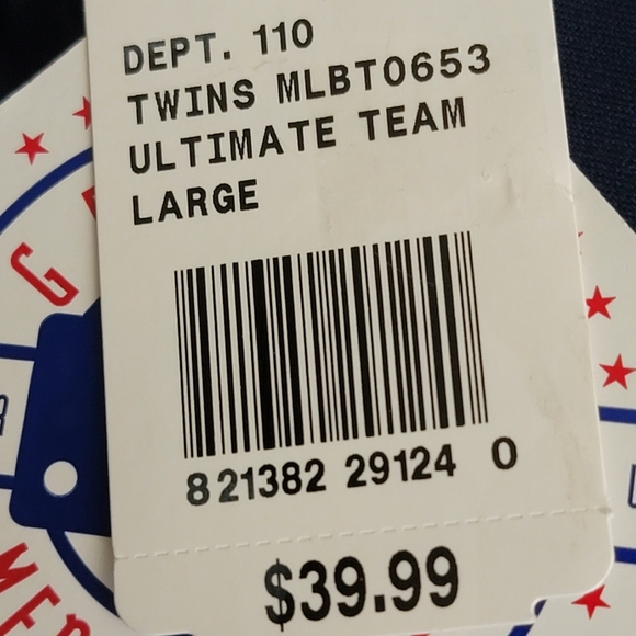 Minnesota twins button down short sleeve baseball shirt size large - Picture 9 of 10